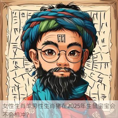 女性生肖羊男性生肖猪在2025年生鼠宝宝会不会相冲？