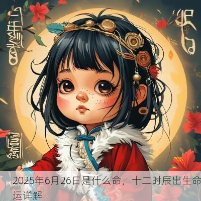 2025年6月26日是什么命，十二时辰出生命运详解