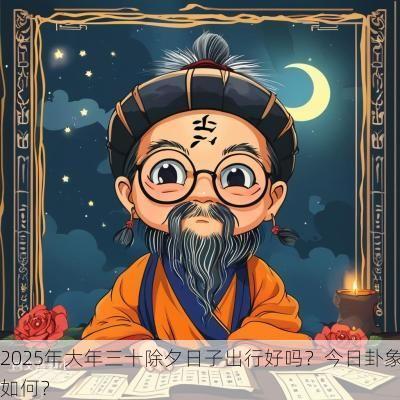 2025年大年三十除夕日子出行好吗？今日卦象如何？