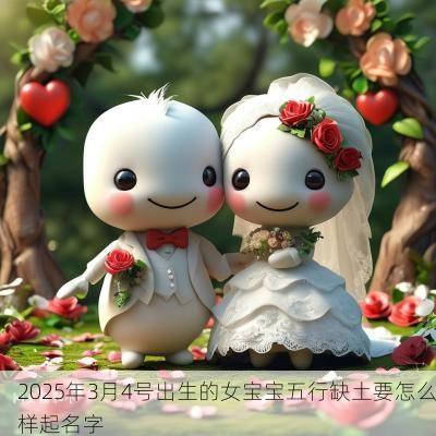 2025年3月4号出生的女宝宝五行缺土要怎么样起名字