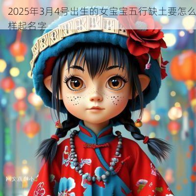 2025年3月4号出生的女宝宝五行缺土要怎么样起名字
