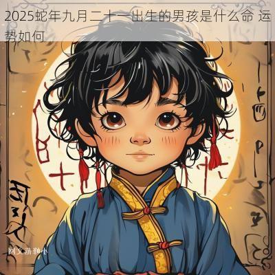 2025蛇年九月二十一出生的男孩是什么命 运势如何