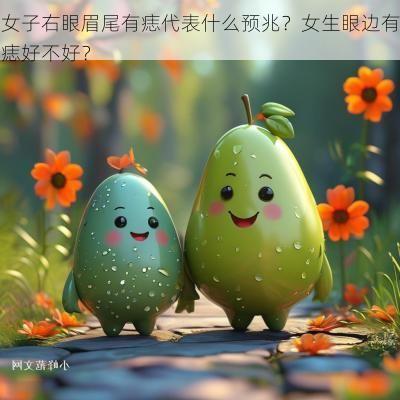 女子右眼眉尾有痣代表什么预兆？女生眼边有痣好不好？