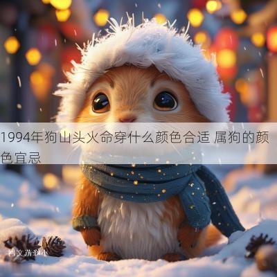 1994年狗山头火命穿什么颜色合适 属狗的颜色宜忌