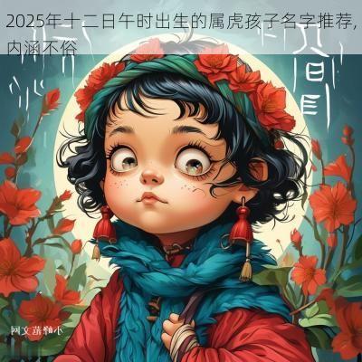 2025年十二日午时出生的属虎孩子名字推荐,内涵不俗