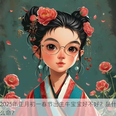 2025年正月初一春节出生牛宝宝好不好？是什么命？