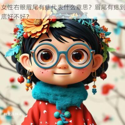 女性右眼眉尾有痣代表什么意思？眉尾有痣到底好不好？