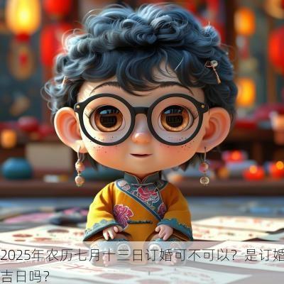 2025年农历七月十三日订婚可不可以？是订婚吉日吗？