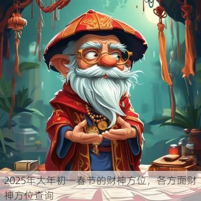 2025年大年初一春节的财神方位,各方面财神方位查询 2025年大年初一春节的财神方位,各方面财神方位查询