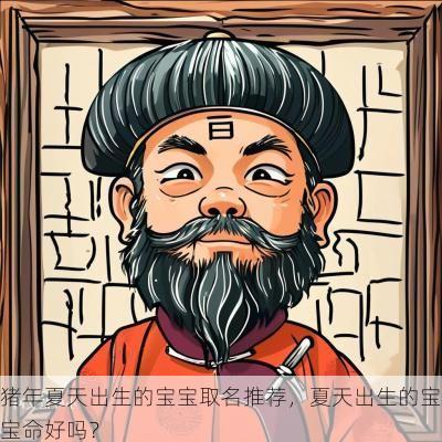 猪年夏天出生的宝宝取名推荐，夏天出生的宝宝命好吗？
