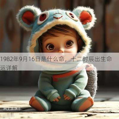 1982年9月16日是什么命,十二时辰出生命运详解 1982年9月16日是什么命,十二时辰出生命运详解