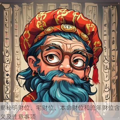 揭秘明财位、宅财位、本命财位和流年财位含义及注意事项