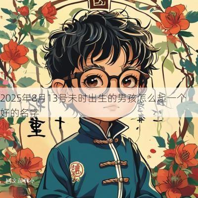 2025年8月13号未时出生的男孩怎么起一个好的名字 2025年8月13号未时出生的男孩怎么起一个好的名字