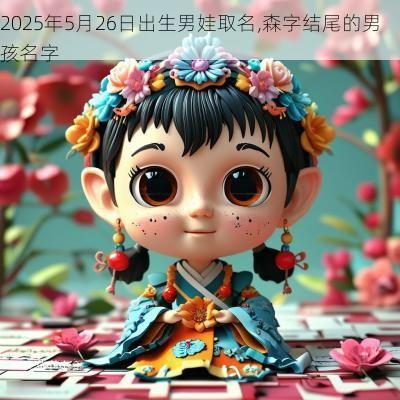 2025年5月26日出生男娃取名,森字结尾的男孩名字