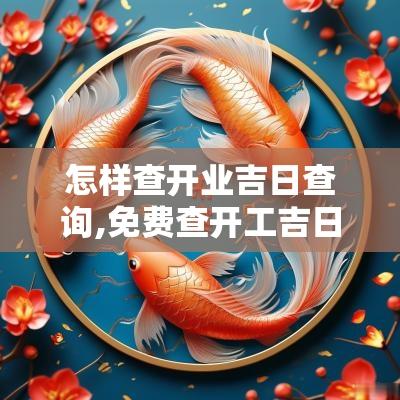 怎样查开业吉日查询,免费查开工吉日查询