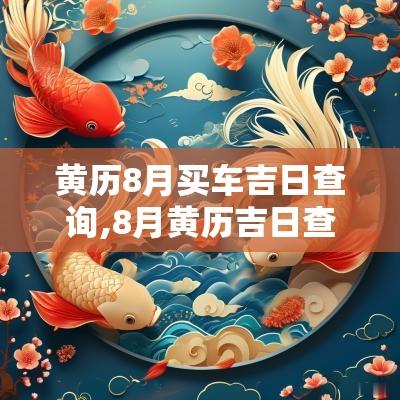 黄历8月买车吉日查询,8月黄历吉日查询表
