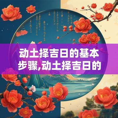 动土择吉日的基本步骤,动土择吉日的正确方法