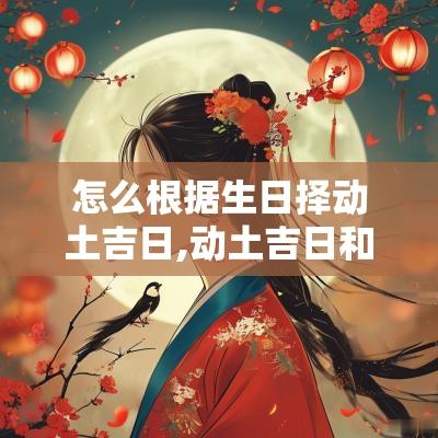 怎么根据生日择动土吉日,动土吉日和择日怎样选择