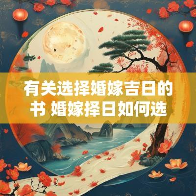 有关选择婚嫁吉日的书 婚嫁择日如何选择正确的结婚吉日
