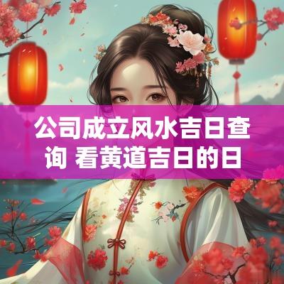 公司成立风水吉日查询 看黄道吉日的日历哪个好时辰财喜位