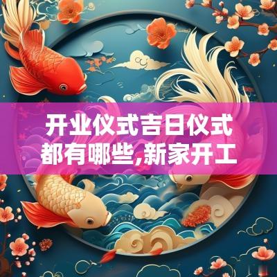 开业仪式吉日仪式都有哪些,新家开工仪式日子怎么选择