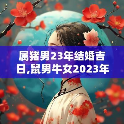 属猪男23年结婚吉日,鼠男牛女2025年结婚吉日 属猪男23年结婚吉日,鼠男牛女2025年结婚吉日