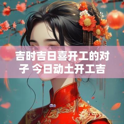 吉时吉日喜开工的对子 今日动土开工吉日吉时