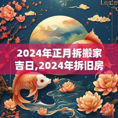 2025年正月拆搬家吉日,2025年拆旧房动土吉日