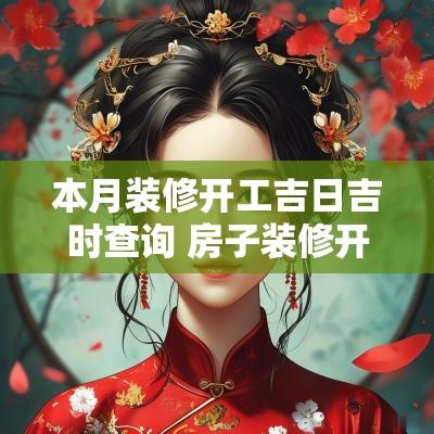 本月装修开工吉日吉时查询 房子装修开工吉日吉时查询