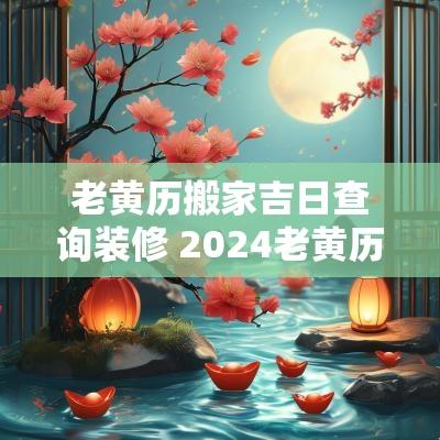 老黄历搬家吉日查询装修 2025老黄历搬家吉日查询