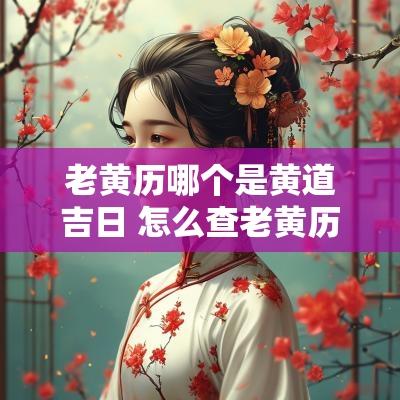 老黄历哪个是黄道吉日 怎么查老黄历黄道吉日