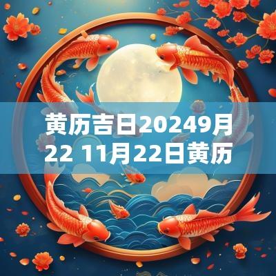 黄历吉日20259月22 11月22日黄历吉日查询