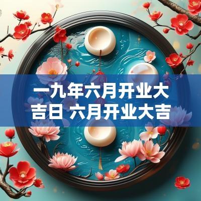 一九年六月开业大吉日 六月开业大吉的好日子2025年