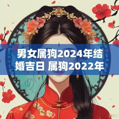 男女属狗2025年结婚吉日 属狗2025年最佳结婚吉日