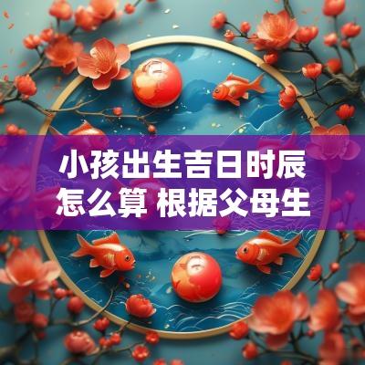 小孩出生吉日时辰怎么算 根据父母生辰八字算小孩出生吉日