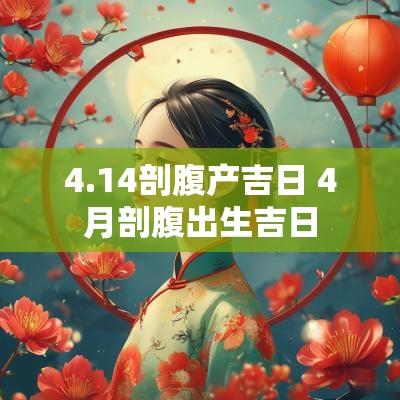 4.14剖腹产吉日 4月剖腹出生吉日