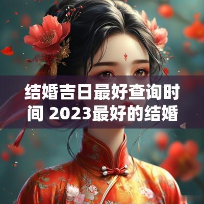 结婚吉日最好查询时间 2025最好的结婚吉日是哪一天