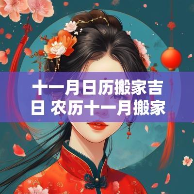 十一月日历搬家吉日 农历十一月搬家吉日