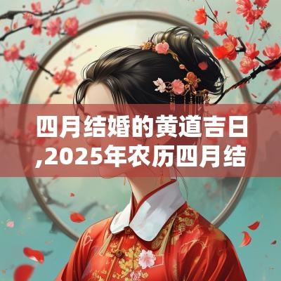四月结婚的黄道吉日,2025年农历四月结婚黄道吉日