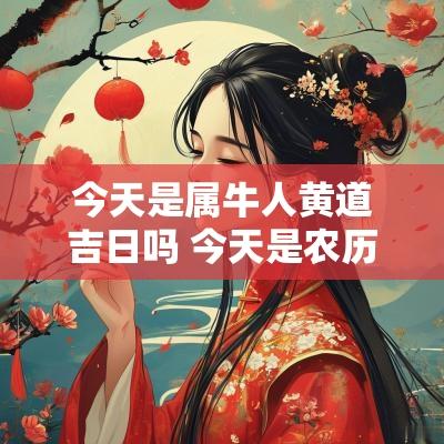 今天是属牛人黄道吉日吗 今天是农历几月几日是黄道吉日吗