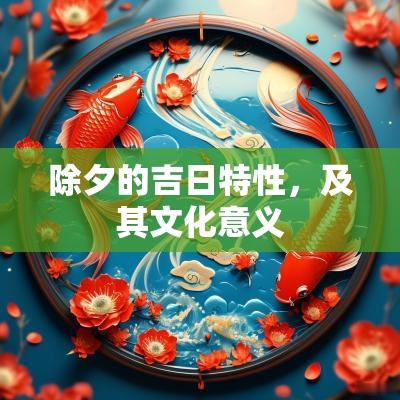 除夕的吉日特性，及其文化意义