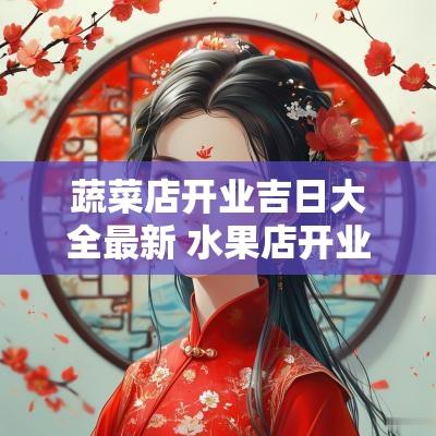 蔬菜店开业吉日大全最新 水果店开业吉日
