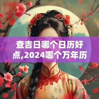 查吉日哪个日历好点,2025哪个万年历能查吉日的日历好用?
