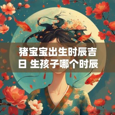 猪宝宝出生时辰吉日 生孩子哪个时辰最好 孩子出生吉日吉时
