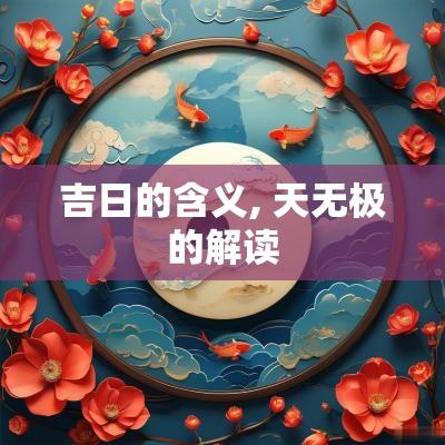 吉日的含义, 天无极的解读