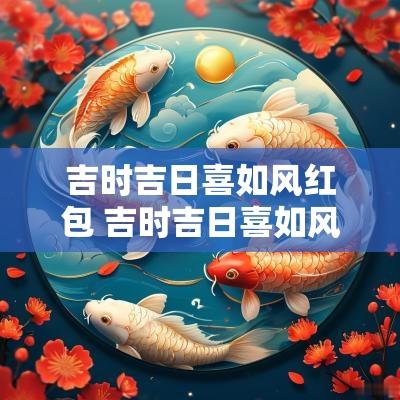 吉时吉日喜如风红包 吉时吉日喜如风全套