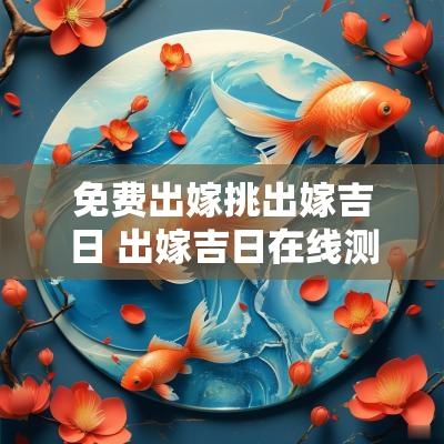 免费出嫁挑出嫁吉日 出嫁吉日在线测算免费