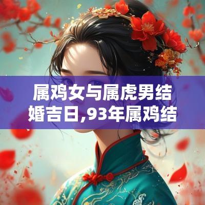 属鸡女与属虎男结婚吉日,93年属鸡结婚吉日2025年