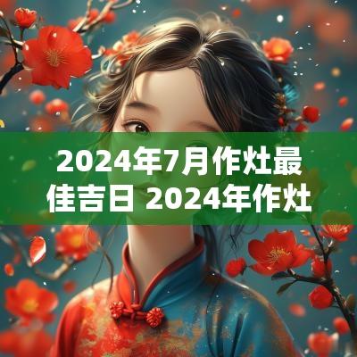 2025年7月作灶最佳吉日 2025年作灶最佳吉日老黄历