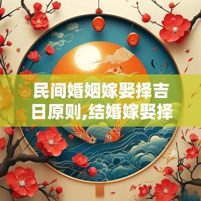 民间婚姻嫁娶择吉日原则,结婚嫁娶择日原则及方法